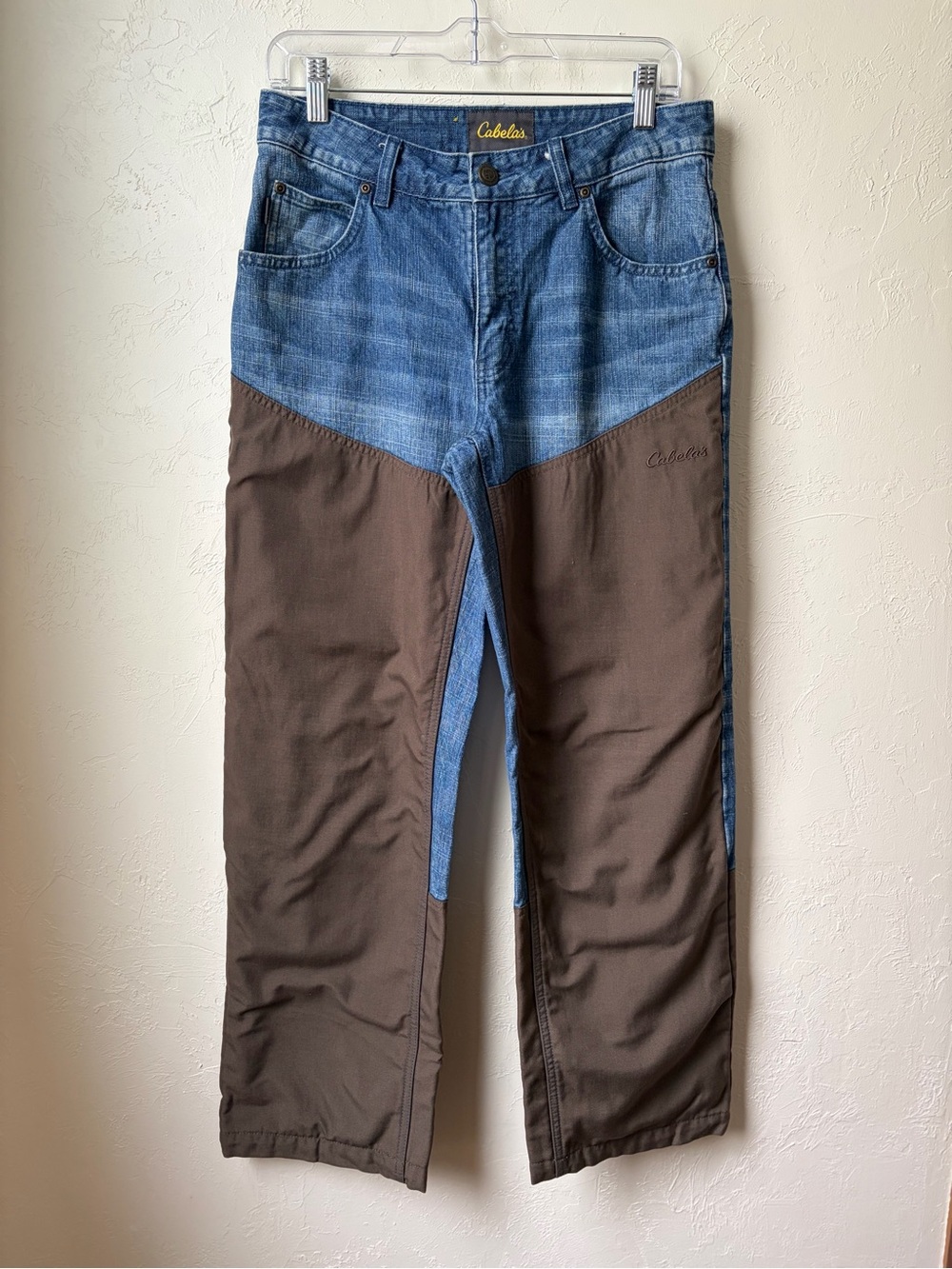 Cabela’s Men’s 30x29 Denim & Brown Utility Hunting Pants